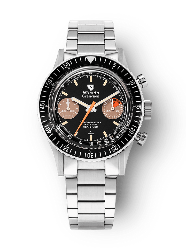 Nivada Grenchen Chronomaster Orange Boy Inter.Bezel Manual 86012M – Ansicht 7
