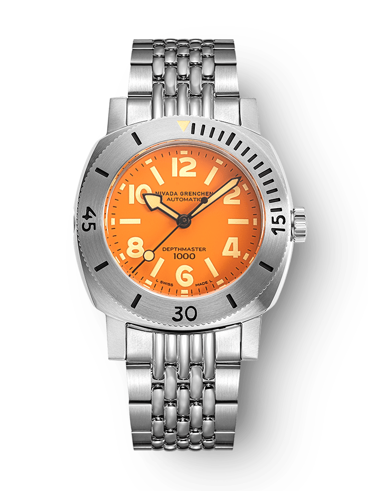 Nivada Grenchen Depthmaster Orange 14127A – Ansicht 9