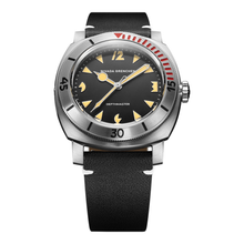 Nivada Grenchen Depthmaster Art Deco 42mm 14200A – Herrenuhr 42 mm, Zifferblatt Schwarz