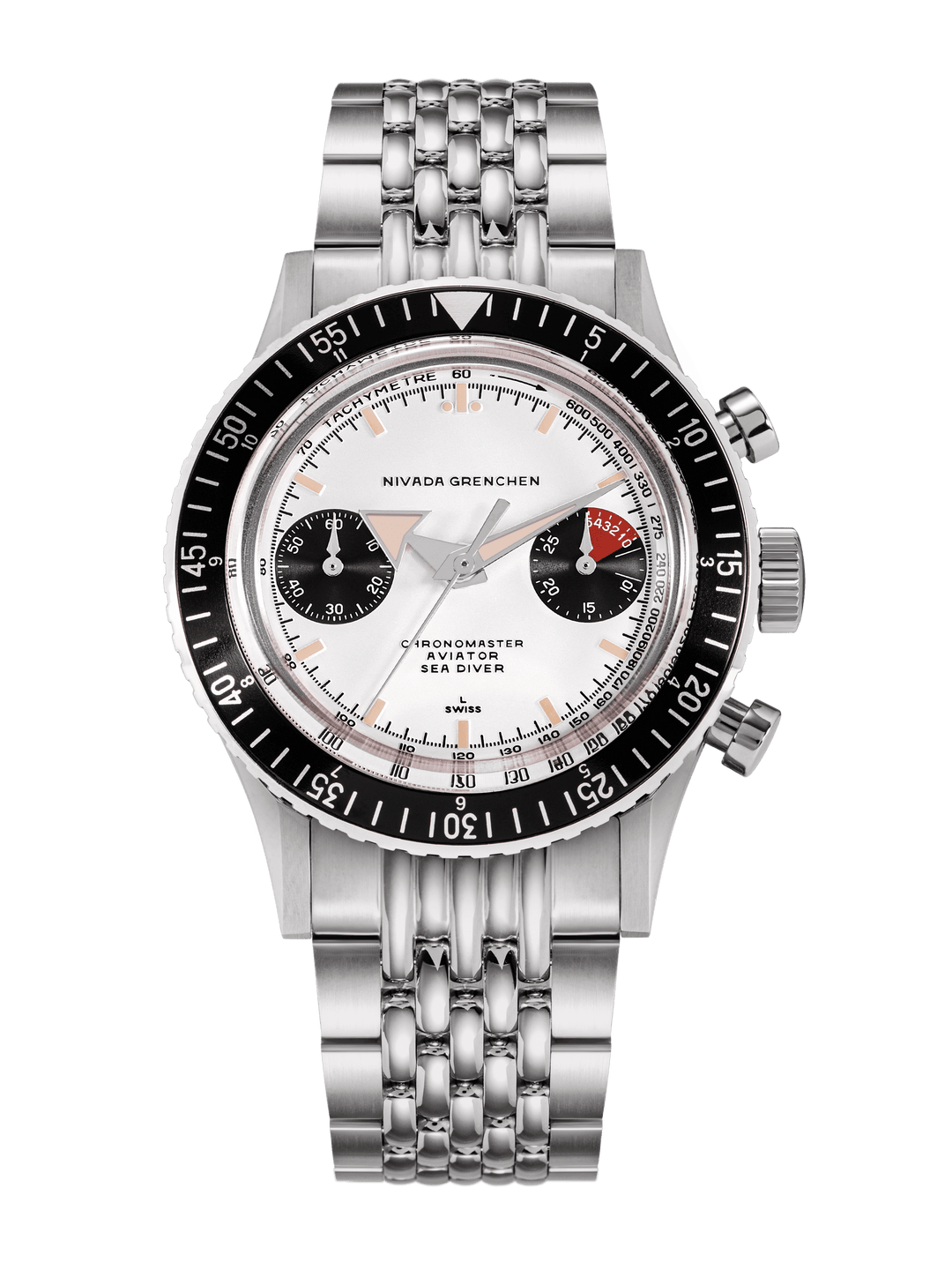 Nivada Grenchen Chronomaster Panda Inter.Bezel Manual 86010M – Ansicht 7