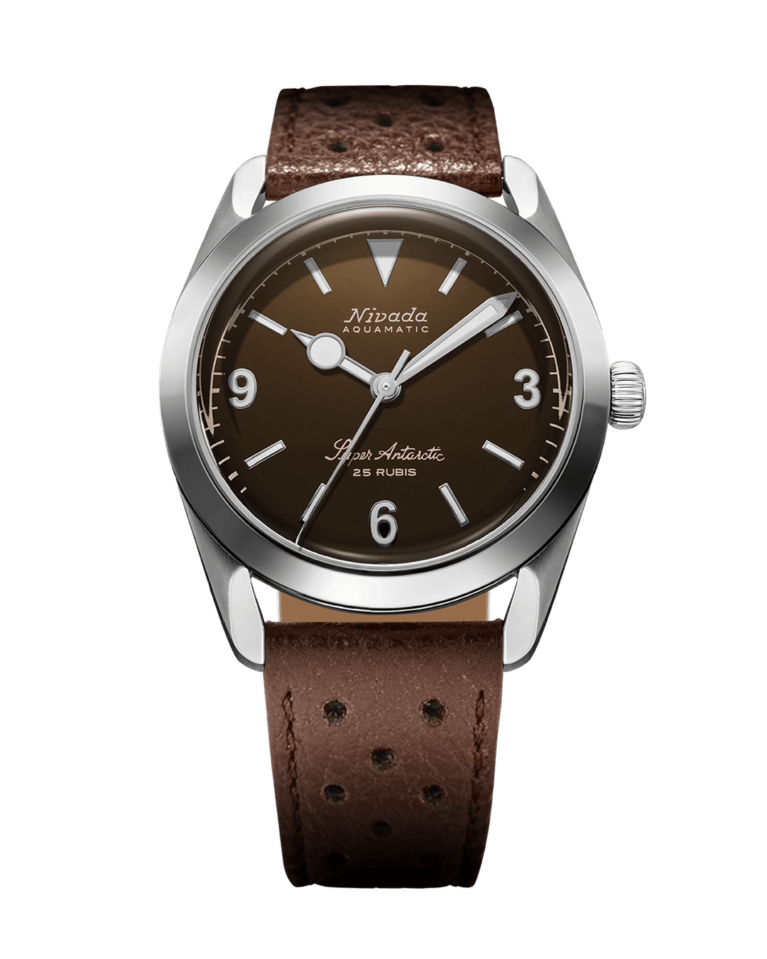 Nivada Grenchen Super Antarctic 3.6.9 Brown 32040A – Ansicht 6