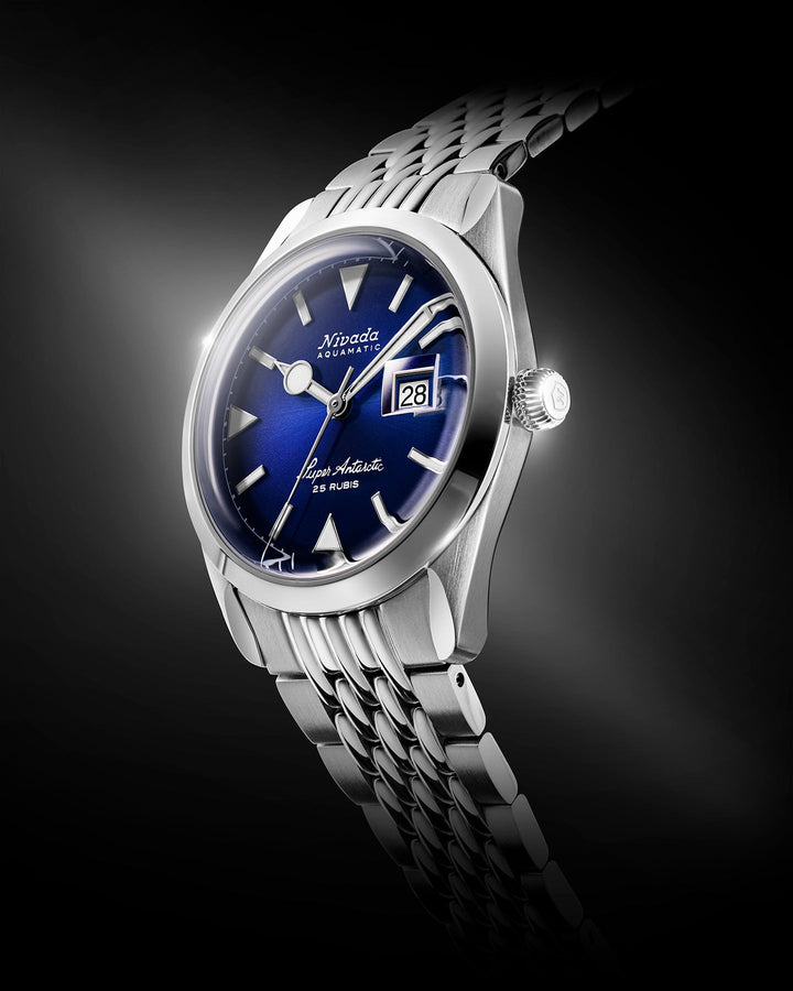 Nivada Grenchen Super Antarctic Blue 32076A – Ansicht 2