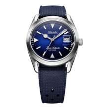 Nivada Grenchen Super Antarctic Blue 32076A – Herrenuhr 38 mm, Zifferblatt Blau