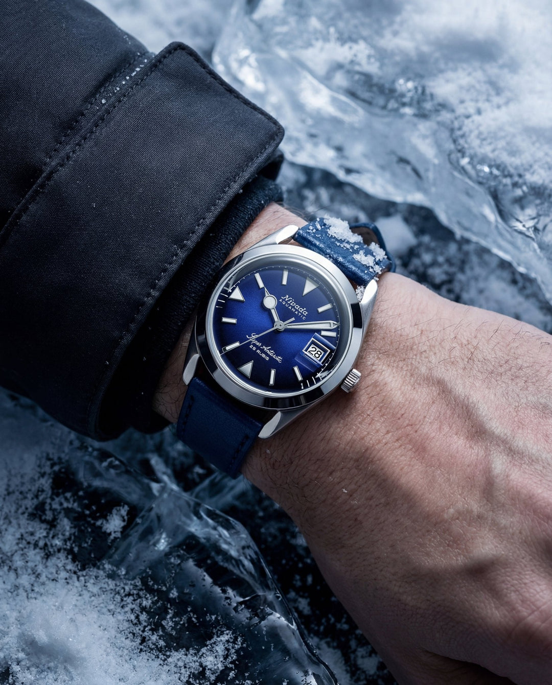 Nivada Grenchen Super Antarctic Blue 32076A – Ansicht 4