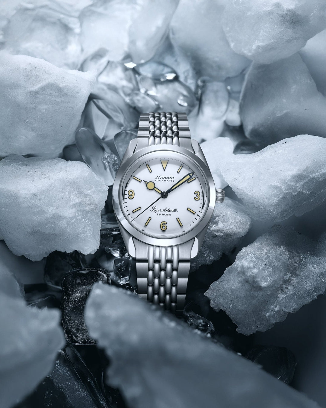 Nivada Grenchen Super Antarctic White 3.6.9 Cream 32066A – Ansicht 3