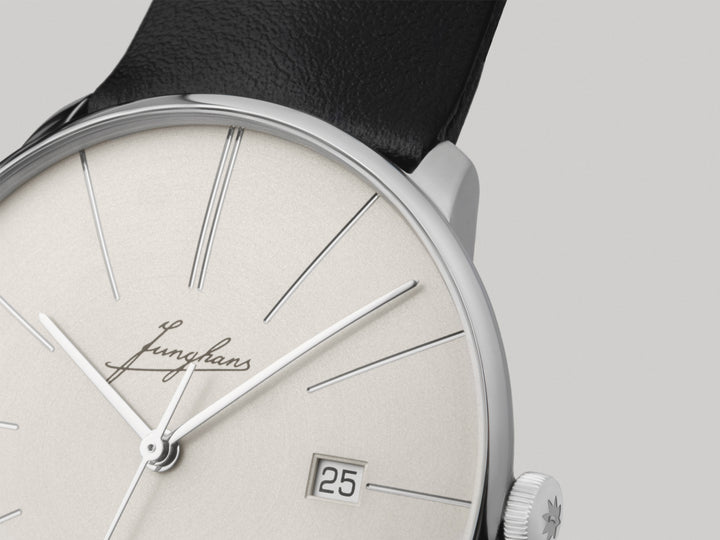 Junghans Meister fein Automatic Signatur 39,5mm 27/4355.00 - Zifferblatt im Detail