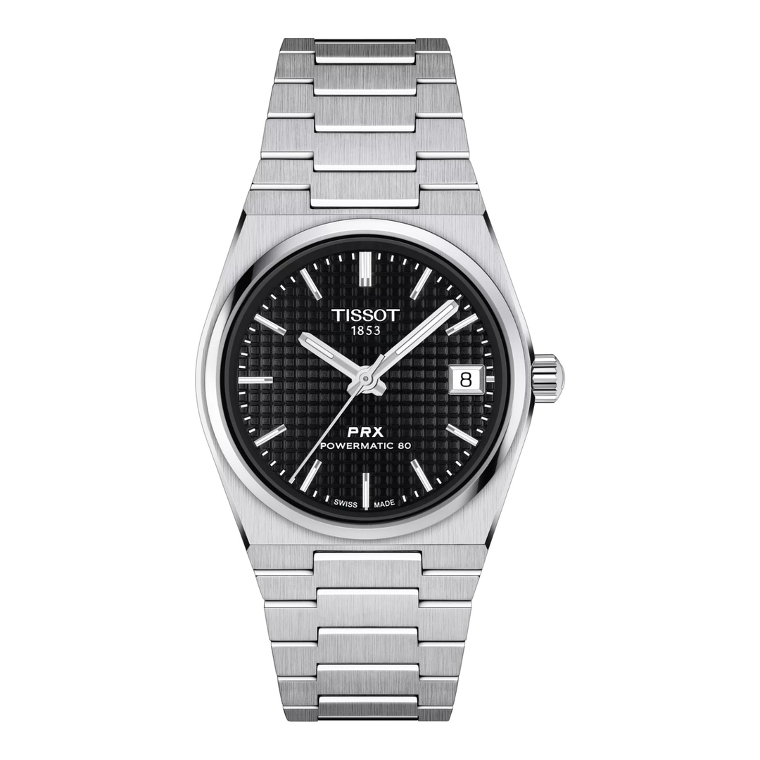 Tissot PRX Powermatic 80 35mm T137.207.11.051.00 – Uhr Edelstahl mit schwarzem Zifferblatt