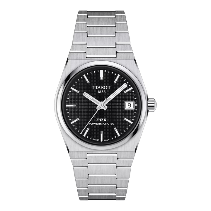 Tissot PRX Powermatic 80 35mm T137.207.11.051.00 – Uhr Edelstahl mit schwarzem Zifferblatt