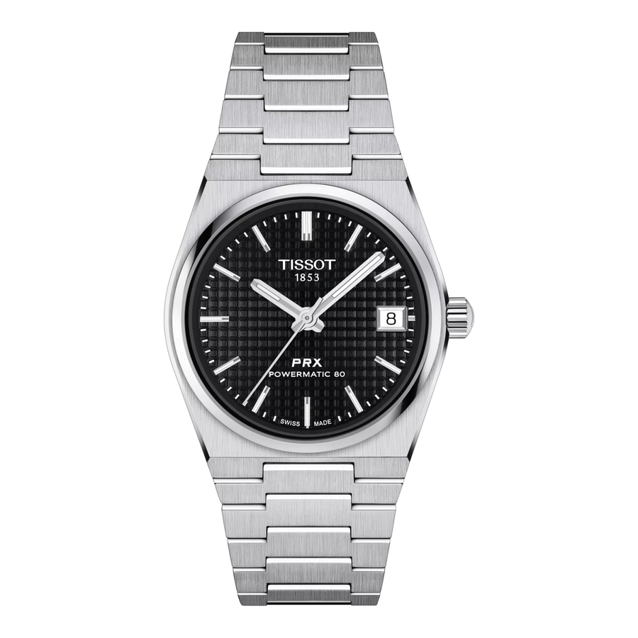 Tissot PRX Powermatic 80 35mm T137.207.11.051.00 – Uhr Edelstahl mit schwarzem Zifferblatt