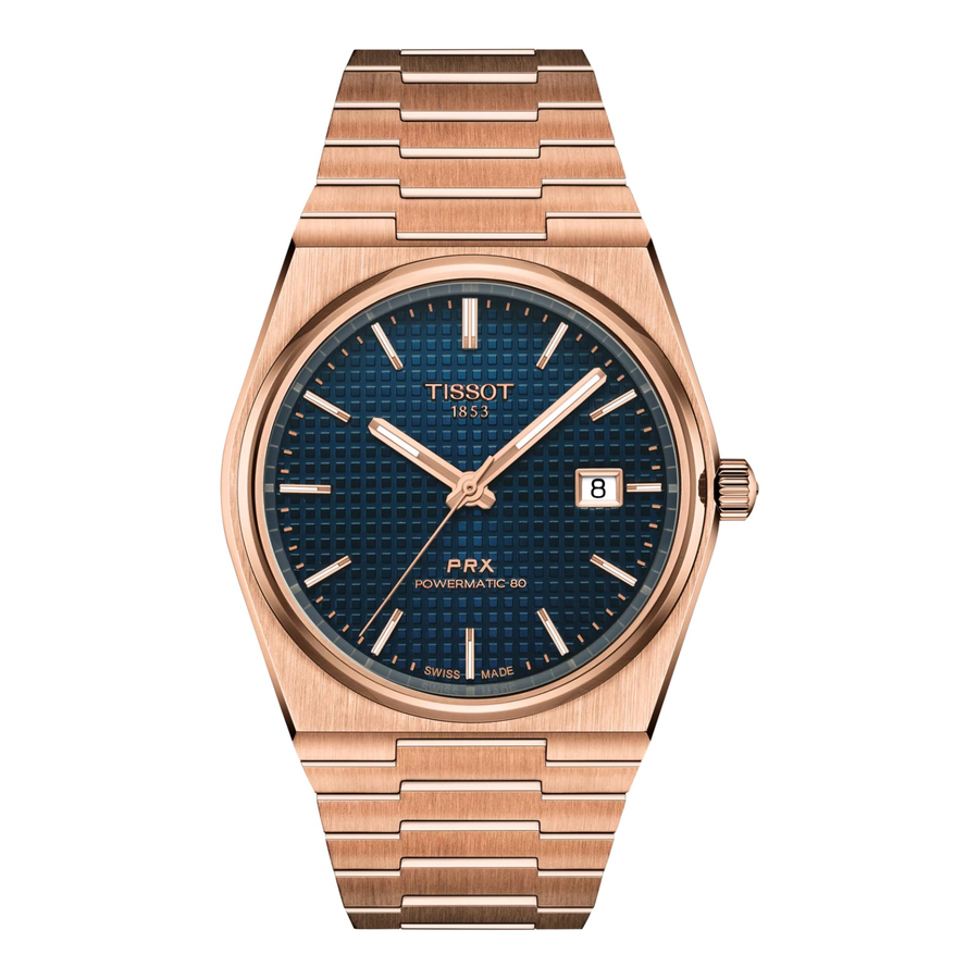 Tissot PRX Powermatic 80 T137.407.33.041.00 – Herrenuhr Edelstahl mit blauem Zifferblatt