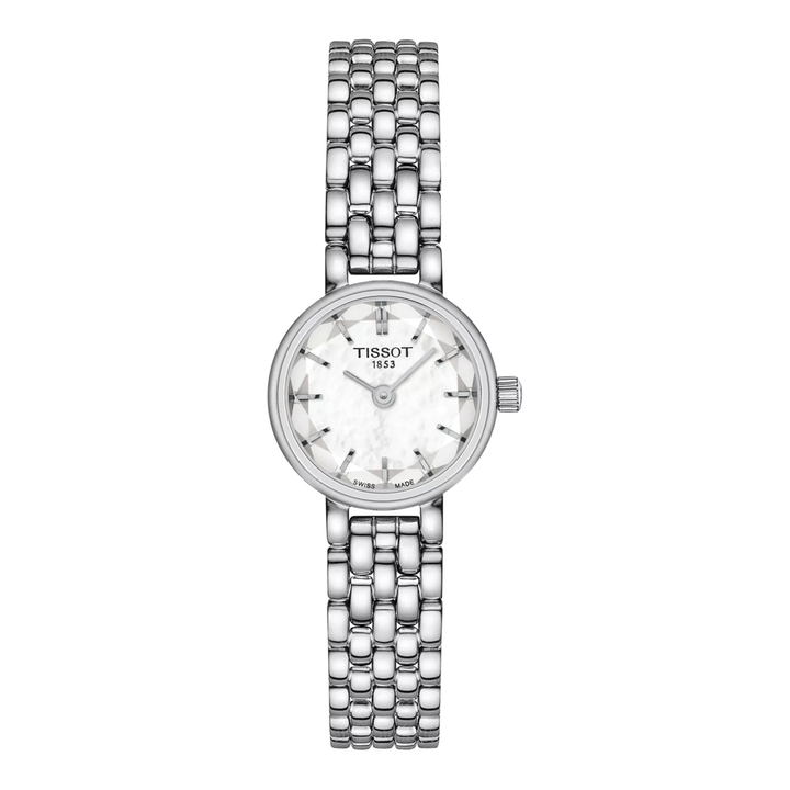 Tissot Lovely Round 19,5mm T140.009.11.111.00 – Damenuhr Edelstahl mit weißem Perlmutt-Zifferblatt