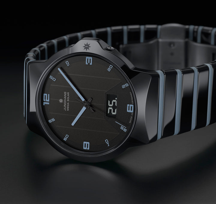 Junghans Force Mega Solar 40,4mm 18/1400.44 - Zifferblatt im Detail