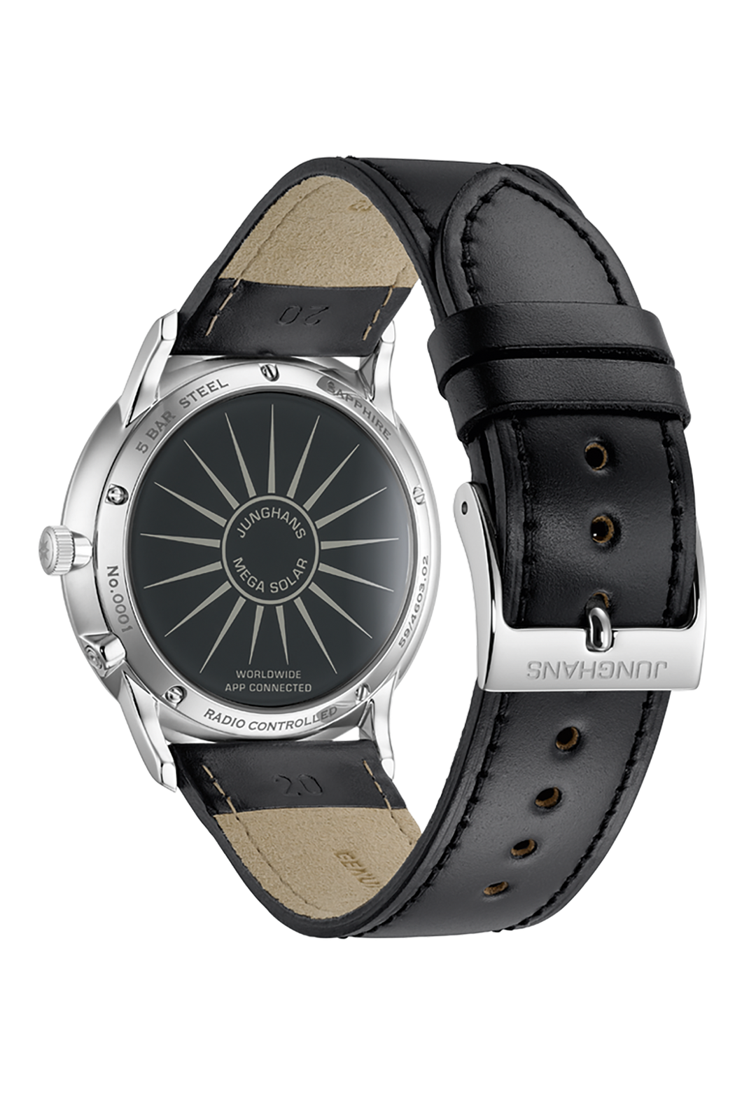 Junghans Meister MEGA Solar 38mm 59/4603.02 - Gehäuseboden