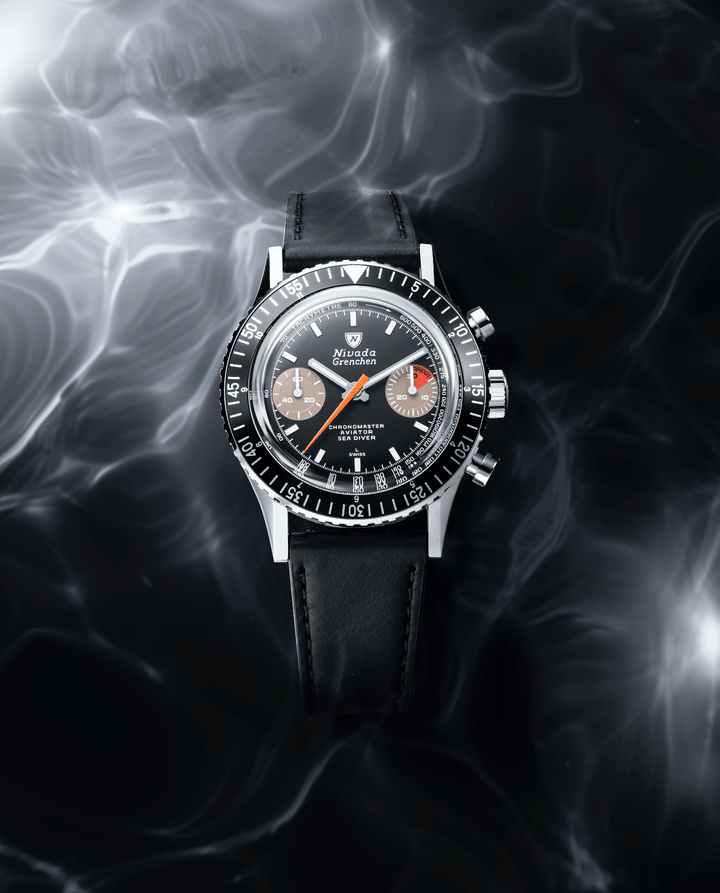 Nivada Grenchen Chronomaster White Orange Boy Inter.Bezel Manual 86012WM – Ansicht 4