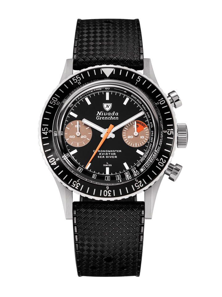 Nivada Grenchen Chronomaster White Orange Boy Inter.Bezel Manual 86012WM – Ansicht 9