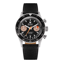 Nivada Grenchen Chronomaster White Orange Boy Inter.Bezel Manual 86012WM – Herrenuhr 38 mm, Zifferblatt Weiß