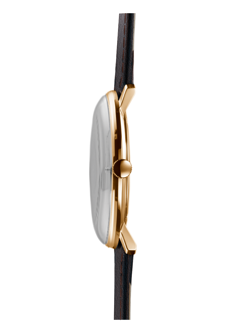 Junghans Max Bill Quarz 38mm 41/7872.02 - Gehäuse im Profil