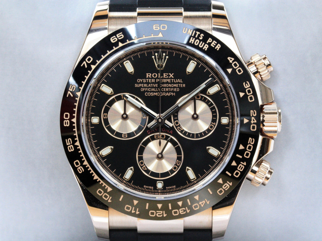 116515LN_RLX_Daytona_RGold_Black_Dial_Kautschuk_LC100_FSet_2021_1-scaled