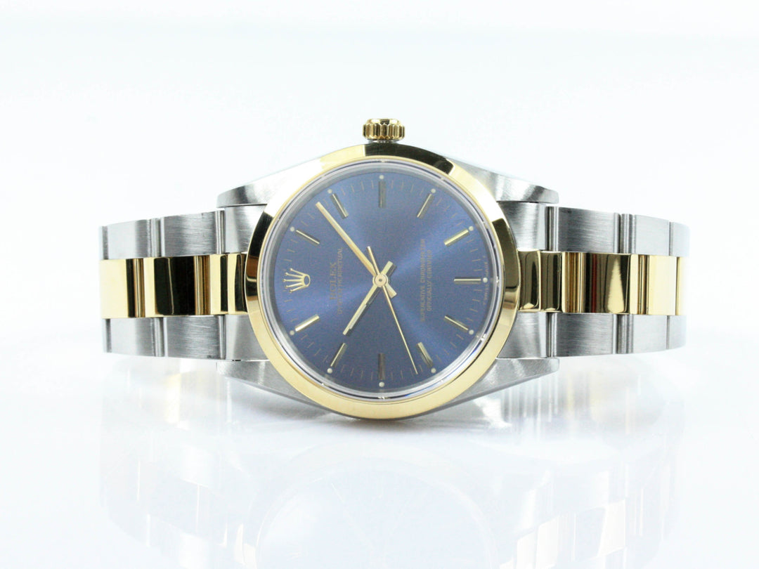 14203_RLX_Oyster_Perpetual_Bicolor_Blue_Dial_FSet_X-Serie_LC178_11-scaled