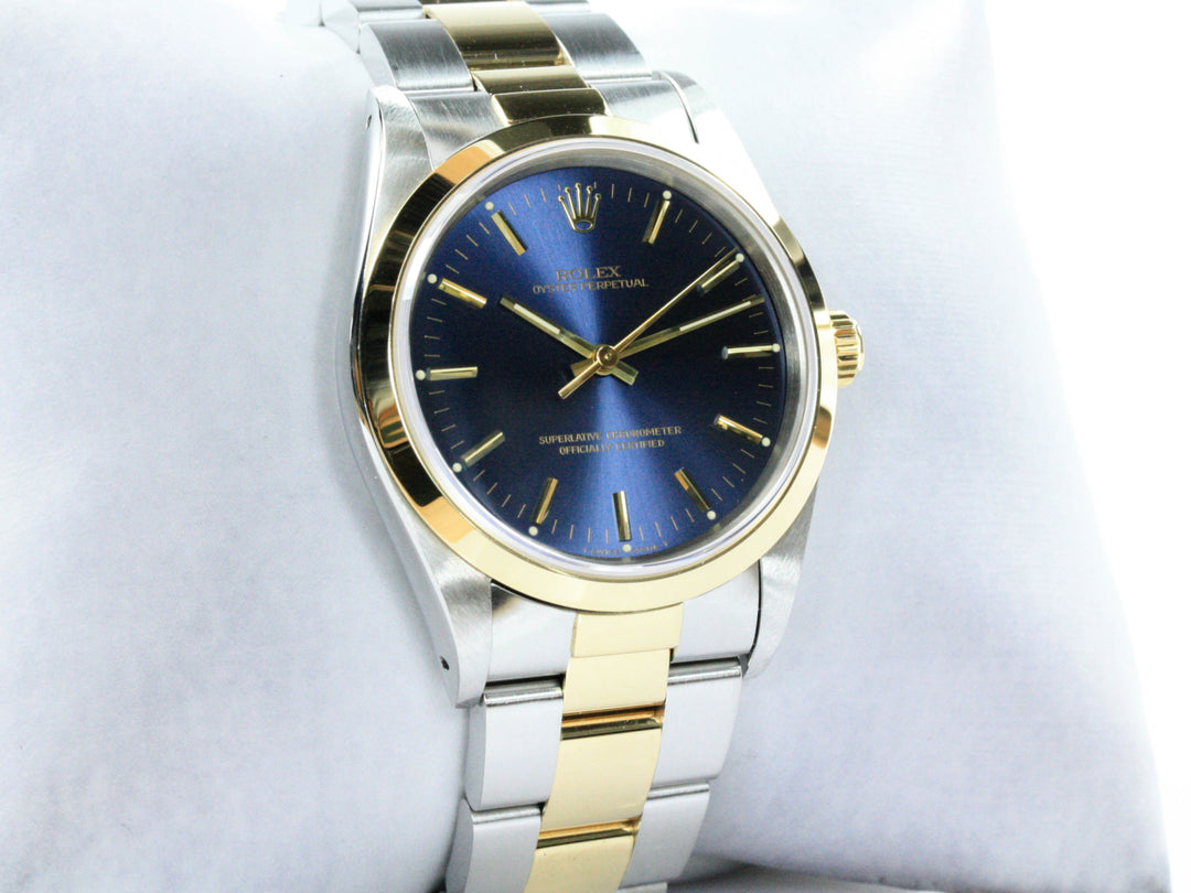 14203_RLX_Oyster_Perpetual_Bicolor_Blue_Dial_FSet_X-Serie_LC178_6-scaled