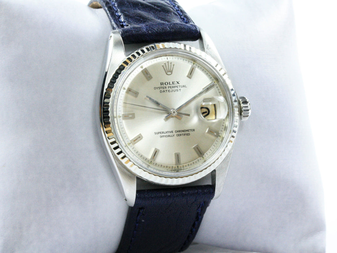 1601_RLX_Datejust_WGold_18k_Bezel_Silver_Dial_Year_1977_Leather_Strap_6-scaled
