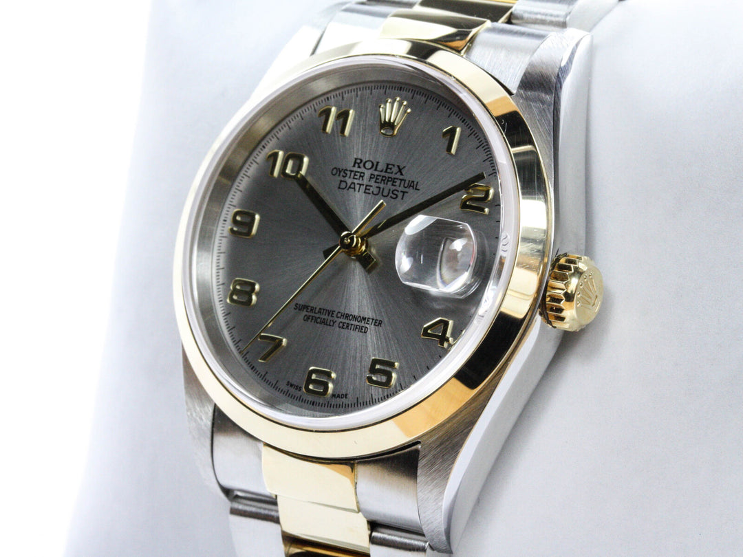 16203_RLX_Datejust_Bicolor_36mm_Oysterband_Arabic_Silver_Dial_LC170_A-Serie-FSet_2