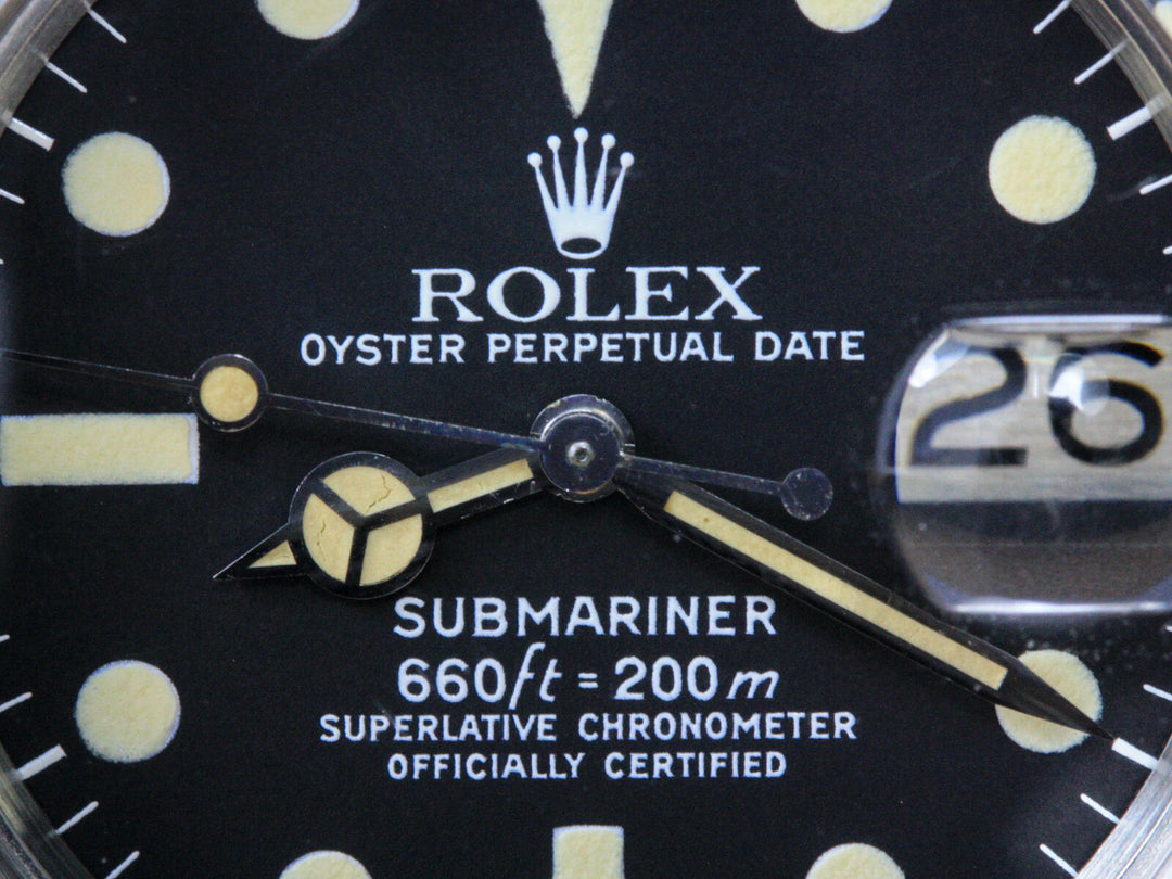 1680_RLX_Submariner_Date_40mm_Acrylglas_Bj.1980_Tritium_Dial_Hands_Serial_6129XXX_FSet_5
