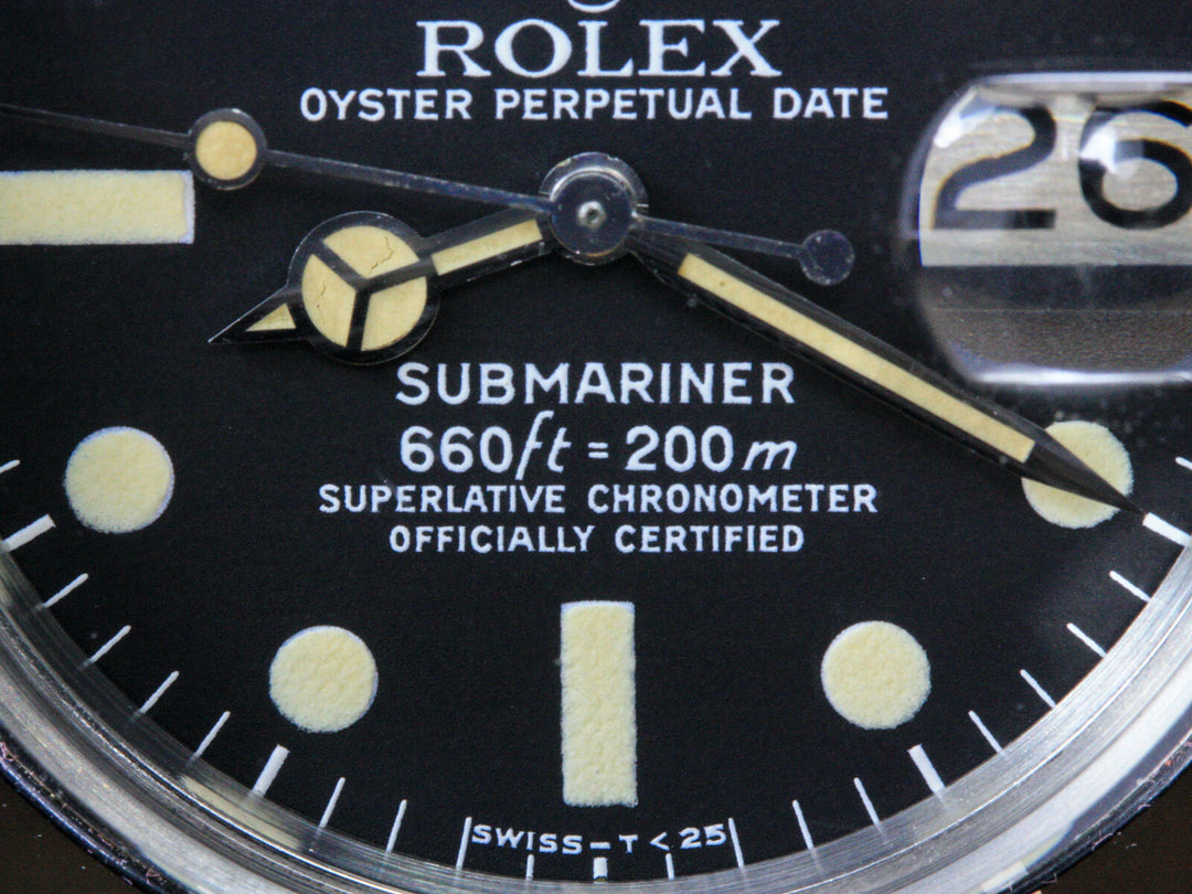 1680_RLX_Submariner_Date_40mm_Acrylglas_Bj.1980_Tritium_Dial_Hands_Serial_6129XXX_FSet_6