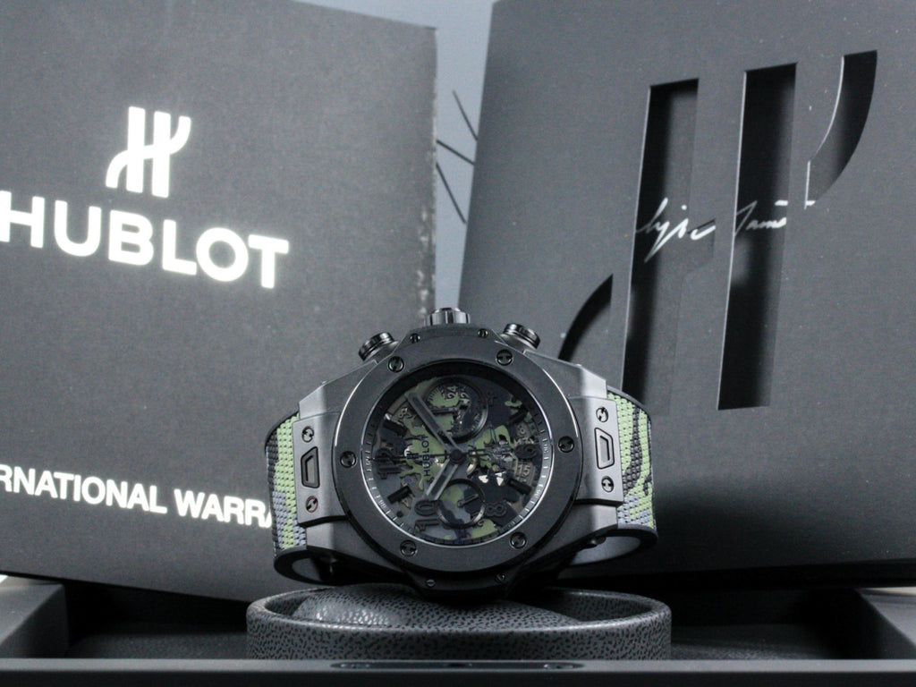 juwelierlun Big Bang Camo Yohji Yamamoto 45 mm Ceramic Unused Box