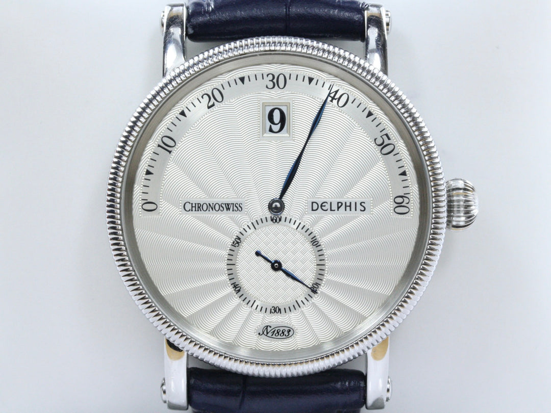 CH1423_Chronoswiss_Delphis_Stahl_Clous_de_Paris_Leder_1999_FSet_1