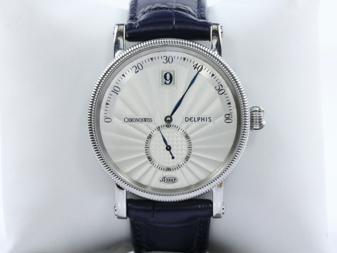 CH1423_Chronoswiss_Delphis_Stahl_Clous_de_Paris_Leder_1999_FSet_4