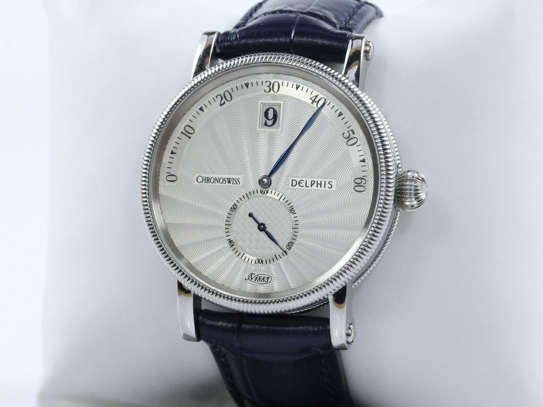 CH1423_Chronoswiss_Delphis_Stahl_Clous_de_Paris_Leder_1999_FSet_5