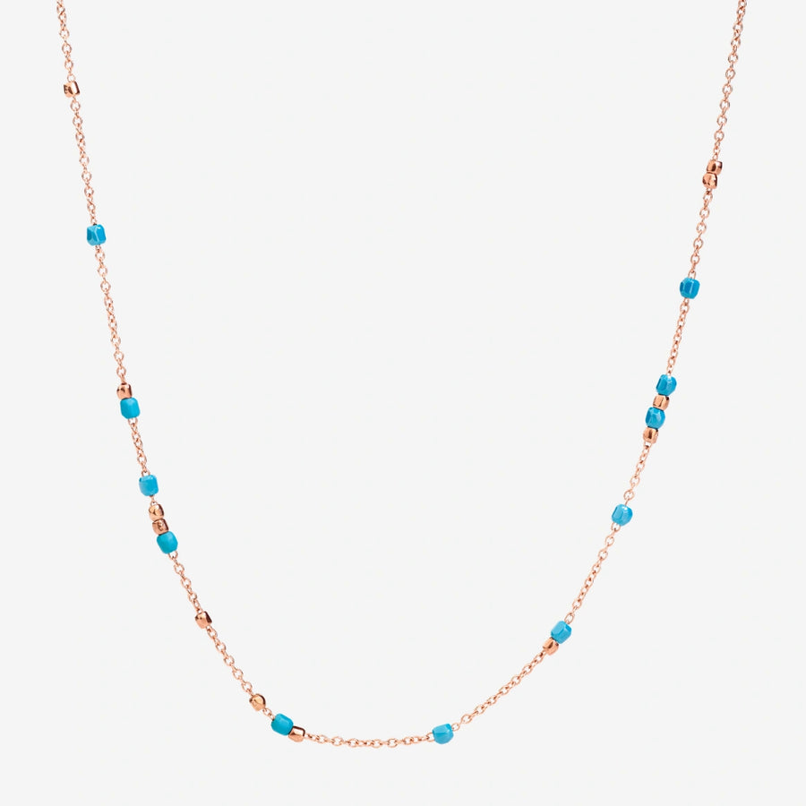 DCC1008_GRANX_CTU9R_010_Dodo_mini-granelli-necklace-9k-rose-gold-blue-ceramics