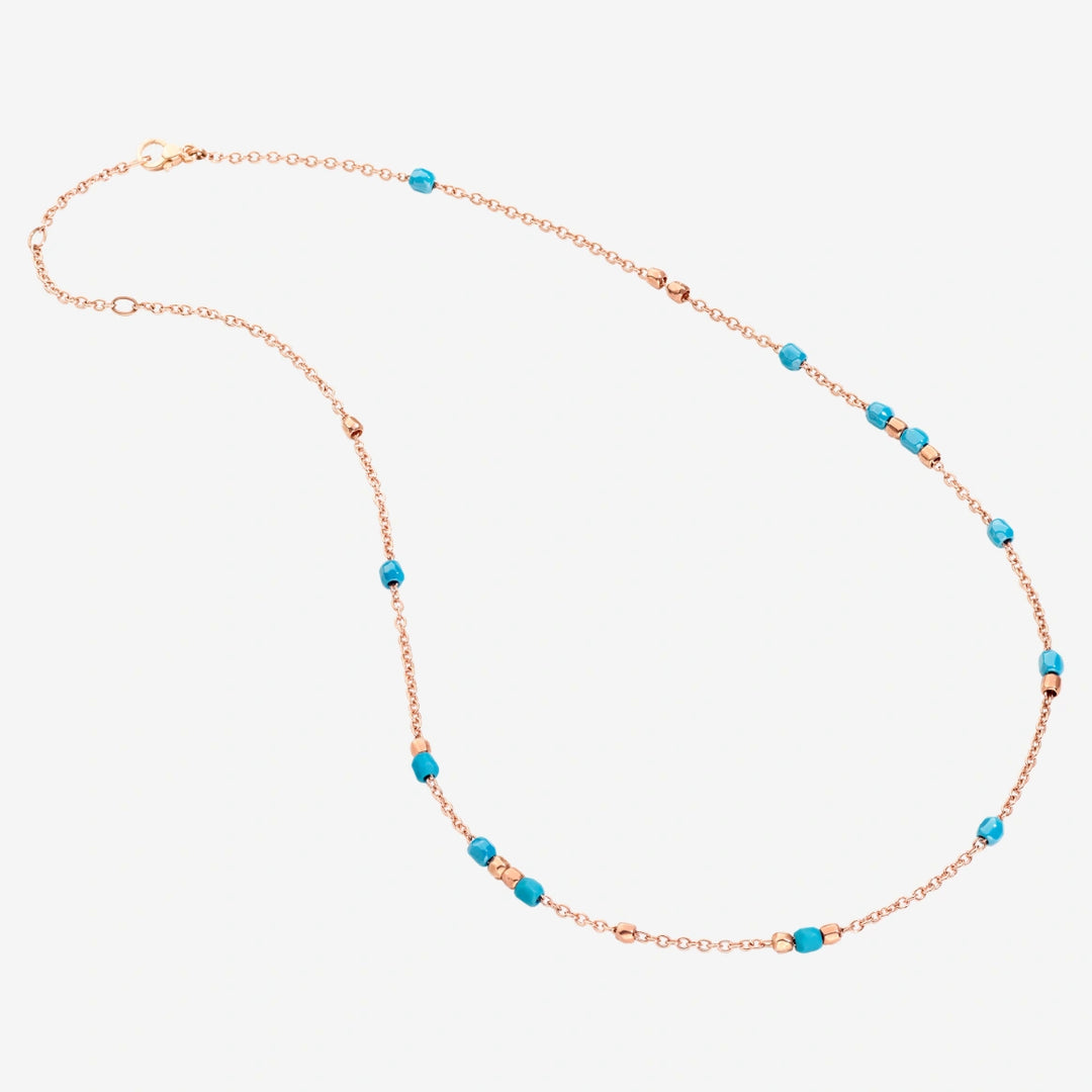 DCC1008_GRANX_CTU9R_020_Dodo_mini-granelli-necklace-9k-rose-gold-blue-ceramics