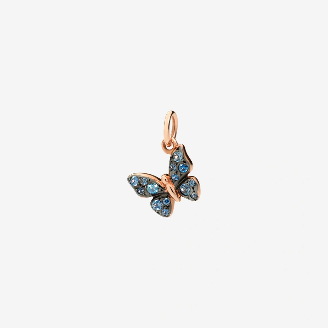 DMC2016_BFLYS_ZA09R_010_Dodo_butterfly-charm-9k-rose-gold-14-blue-sapphires-black-cord-included