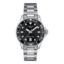 Tissot Seastar 1000 36mm T120.210.11.051.00 – Damenuhr Edelstahl mit schwarzem Zifferblatt und Datumsanzeige