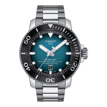Tissot Seastar 2000 PROFESSIONAL Powermatic 80 T120.607.11.041.00 – Herren-Taucheruhr Edelstahl mit türkisblauem Farbverlauf-Zifferblatt und Keramiklünette