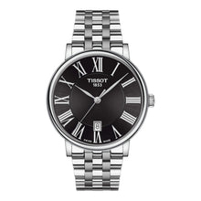 Tissot Carson Premium 40mm T122.410.11.053.00 - Zifferblatt Schwarz, Armband Stahl